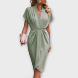 Serena - Robe Midi Enveloppante