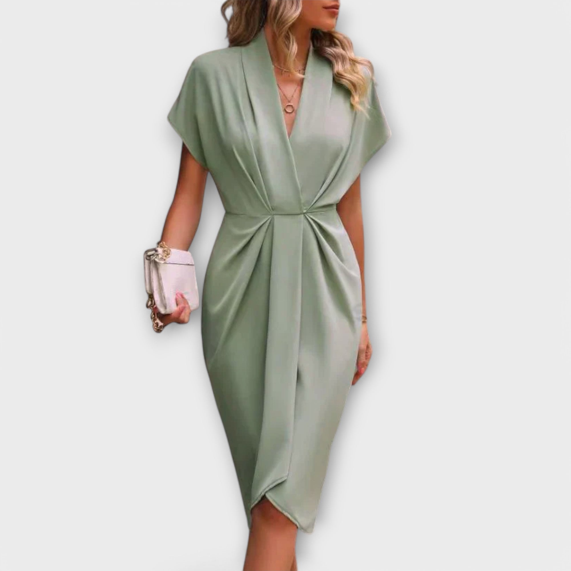 Serena - Robe Midi Enveloppante
