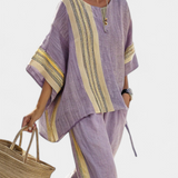Lorena - Ensemble en lin et bambou boho