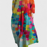 Ana - Robe fluide à motifs