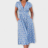 Fienna - Robe Midi avec Boutonnage