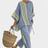 Lorena - Ensemble en lin et bambou boho