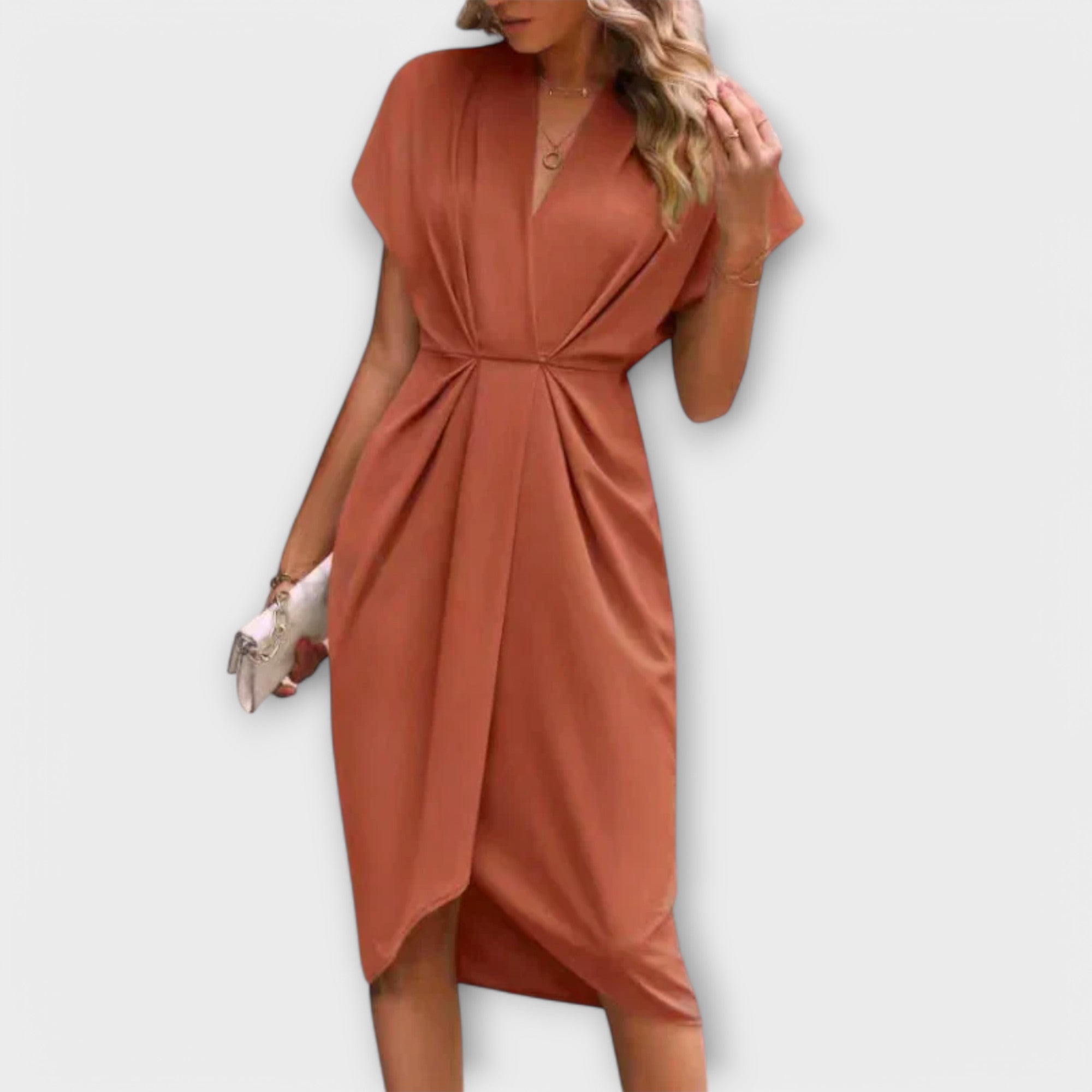 Serena - Robe Midi Enveloppante