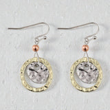 Boucles d'oreilles rondes antiques
