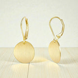 Boucles d'oreilles en or rétro