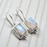 Boucles d'oreilles carrées Retro Mondstein