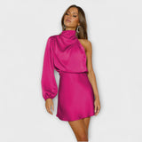 Mara - Robe Mini avec Drapé