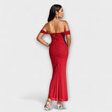 Ione - Robe Bodycon à Épaules Dégagées