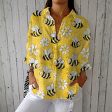 Claudina - Blouse avec des abeilles et légèreté