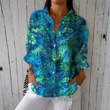 Leila - Blouse avec motif de plumes