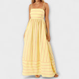 Svea - Robe Maxi en Bare Bloom