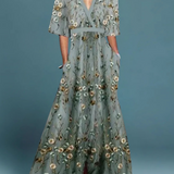 Rute - Robe maxi élégante avec motif floral