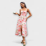 Hope - Robe à volants avec détail fente