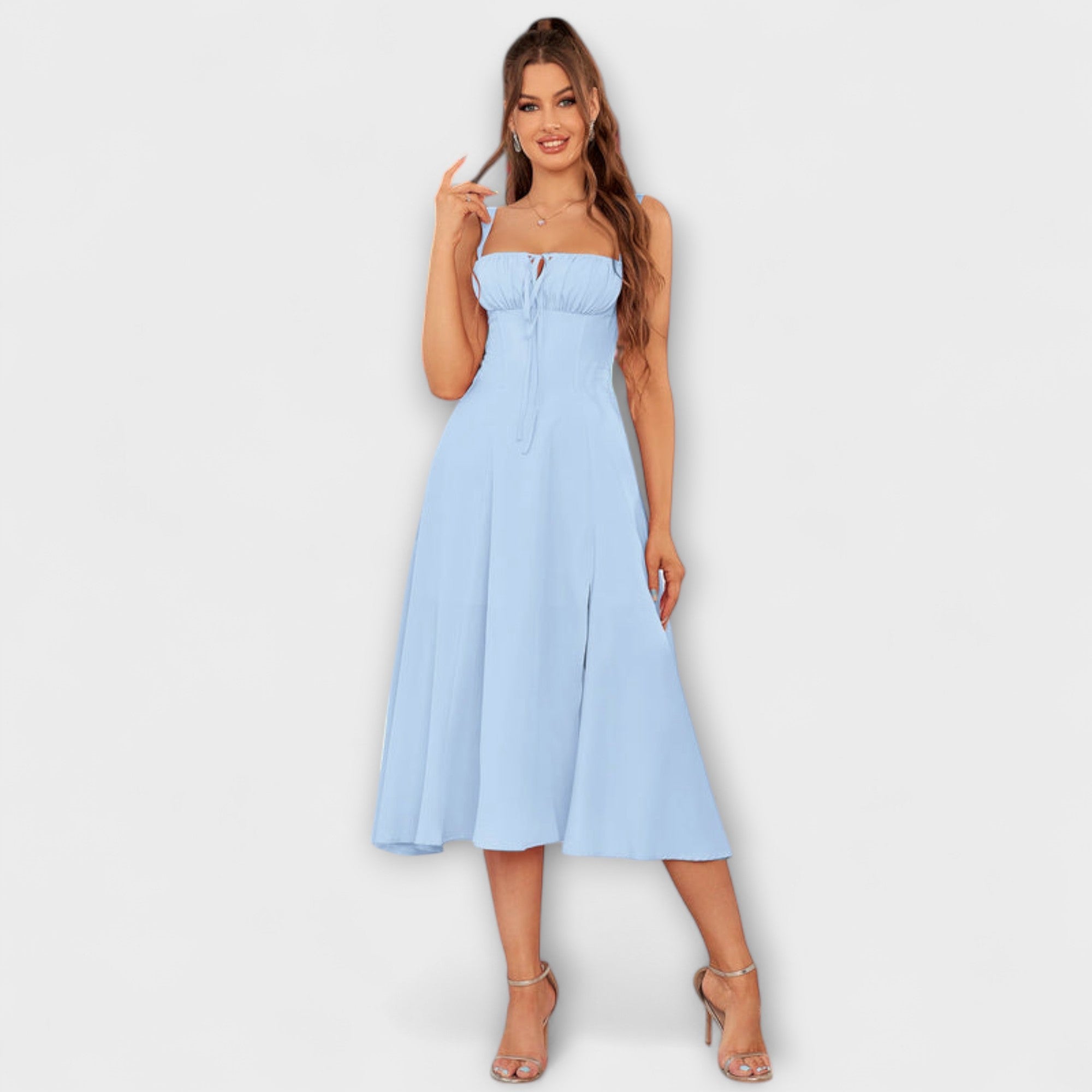 Hope - Robe à volants avec détail fente