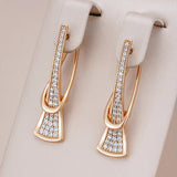 Boucles d'oreilles romantiques faites à la main