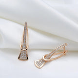 Boucles d'oreilles romantiques faites à la main