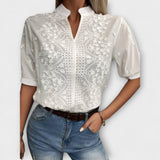 Élise - Blouse avec broderie