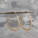 Boucles d'oreilles spiralées Freude
