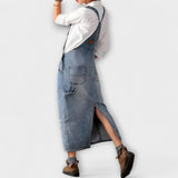 Alexa - Robe maxi en denim