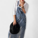 Alexa - Robe maxi en denim