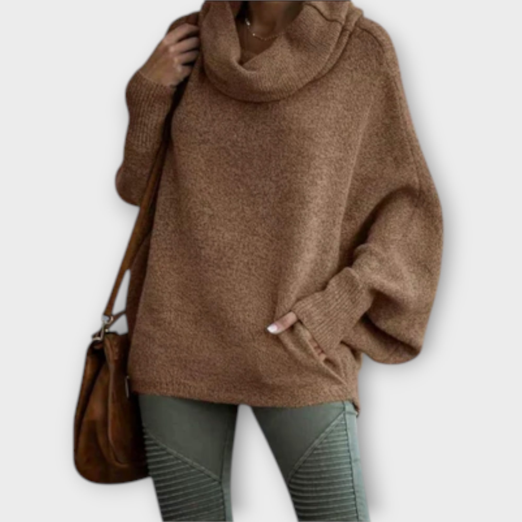 Ulrike - Pull élégant pour femmes en écaille de tortue