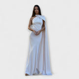 Robe maxi halter décolletée