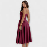 Rosalie - Robe corset sans manches raffinée