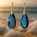 Boucles d'oreilles Lagunes Bleues