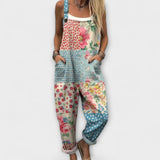 Elara - Salopette Patchwork Rétro