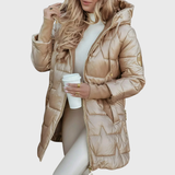 Maria – Manteau long et chaud avec capuche