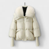 Lucyna - Veste élégante avec fourrure