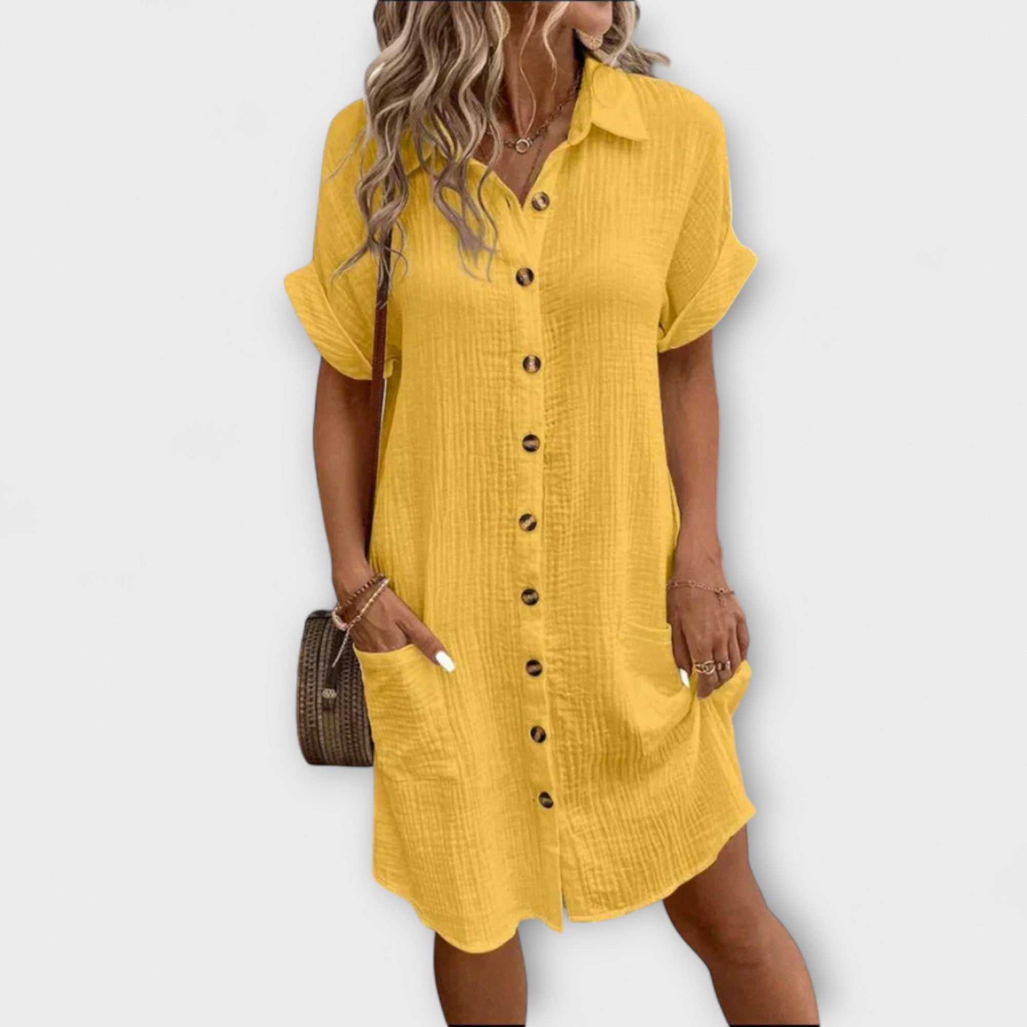 Aria - Robe polo décontractée classique