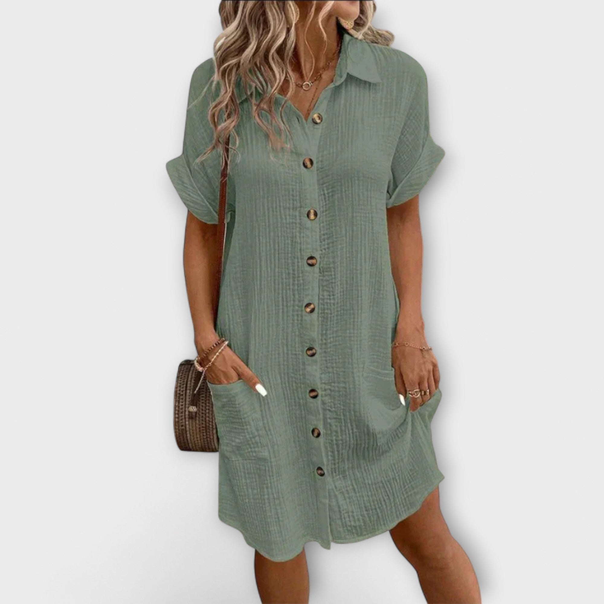Aria - Robe polo décontractée classique