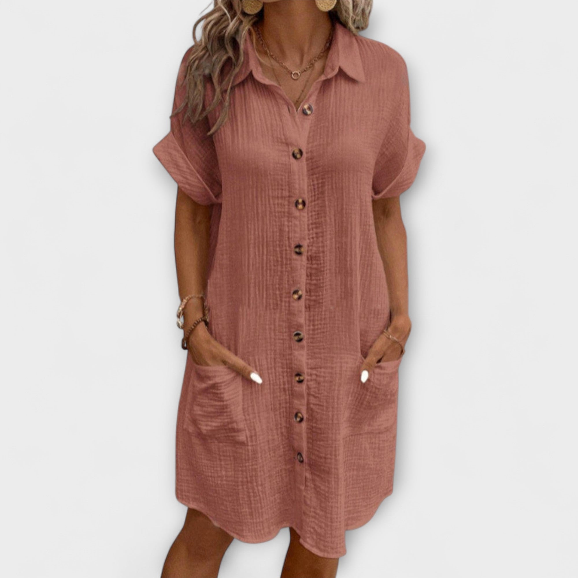 Aria - Robe polo décontractée classique