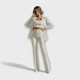 Selina - Ensemble 3 pièces élégant (Blazer, Top, Pantalon)