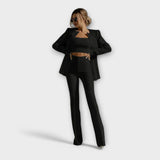 Selina - Ensemble 3 pièces élégant (Blazer, Top, Pantalon)