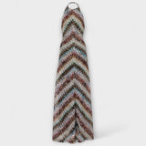 Reese - Robe en tricot Jodie avec motif en chevrons coloré