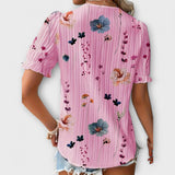 Emily - Blouse à col en V tendance