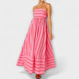 Svea - Robe Maxi en Bare Bloom