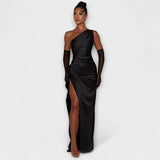 Robe Maxi à Une Épaule