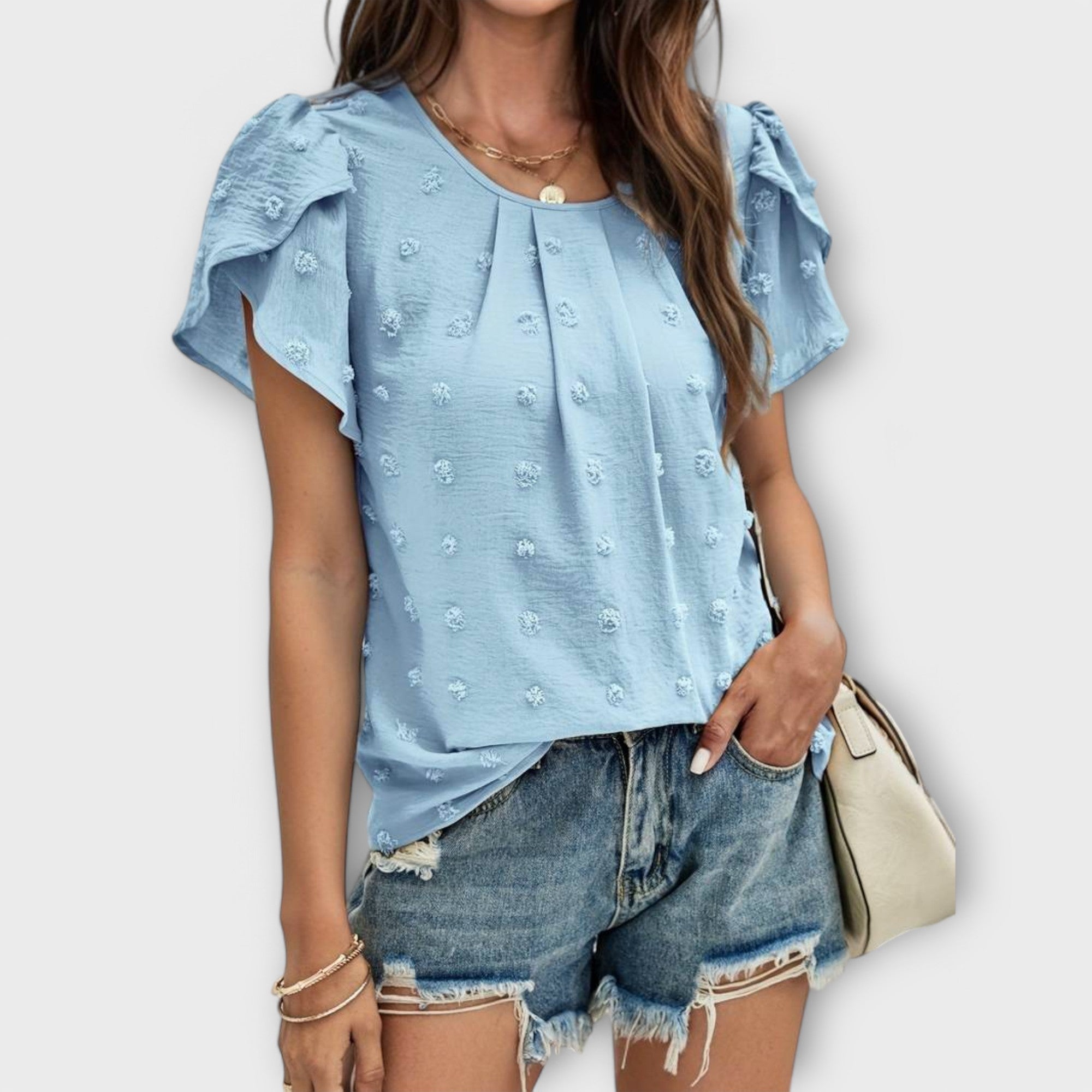 Charlotte - La blouse à pois parfaite