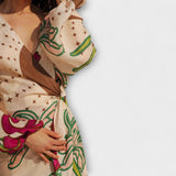Tracey - Robe Maxi à Liens