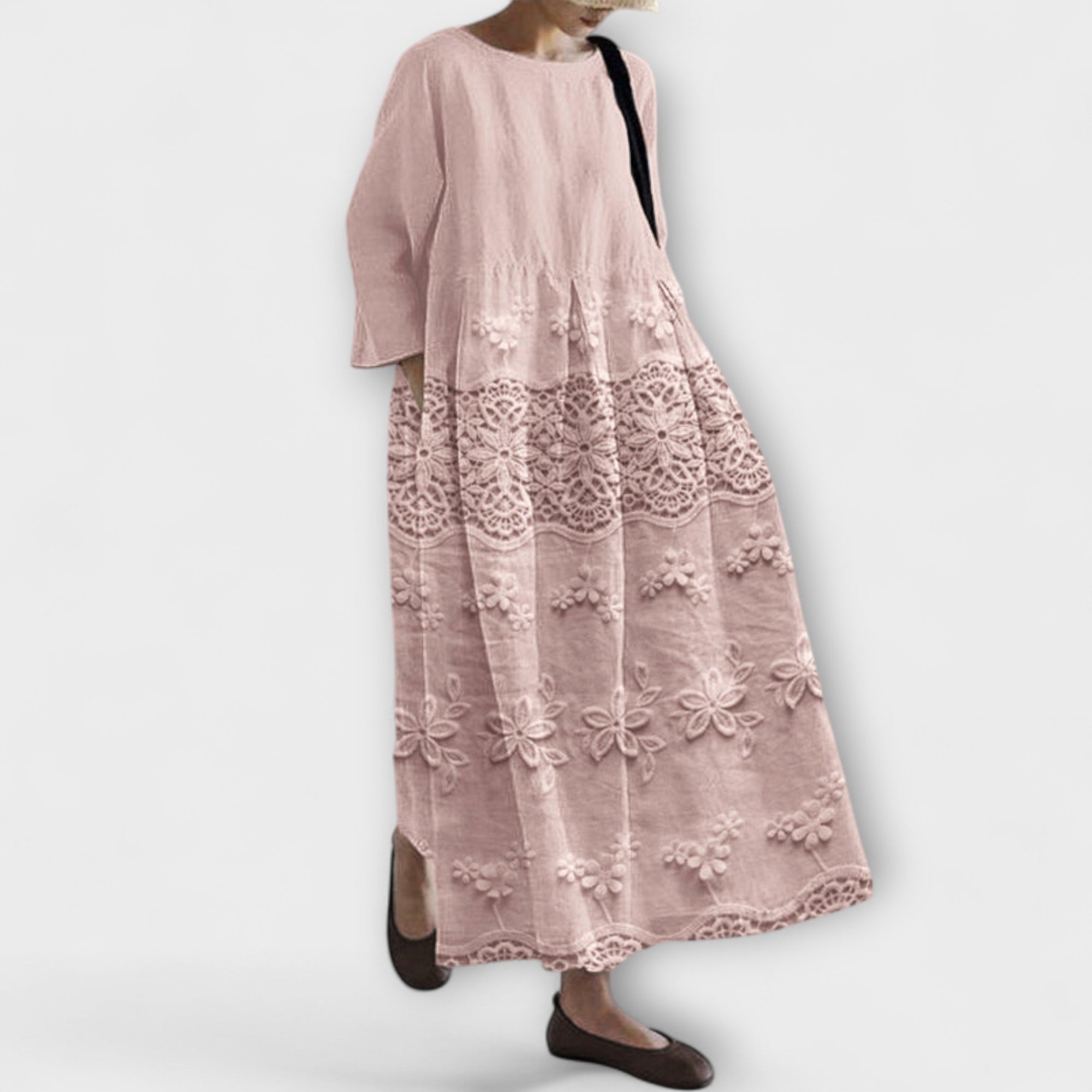 Isabella - Robe à motif en dentelle