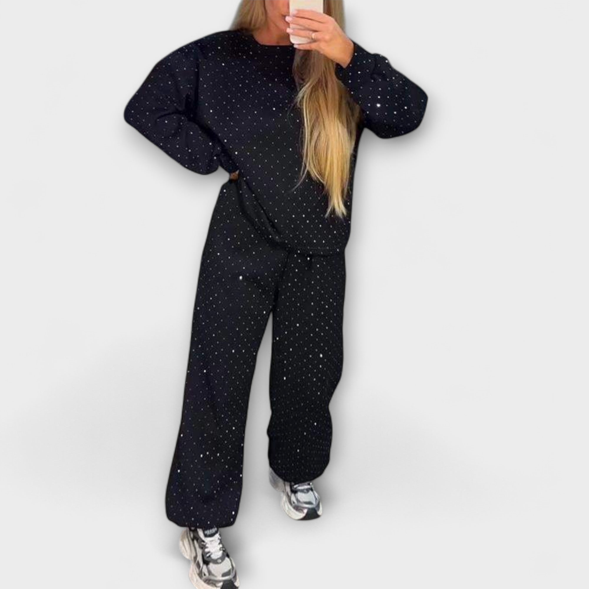 Meena - Ensemble de loisirs pour femmes avec encolure ronde