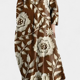 Ana - Robe fluide à motifs