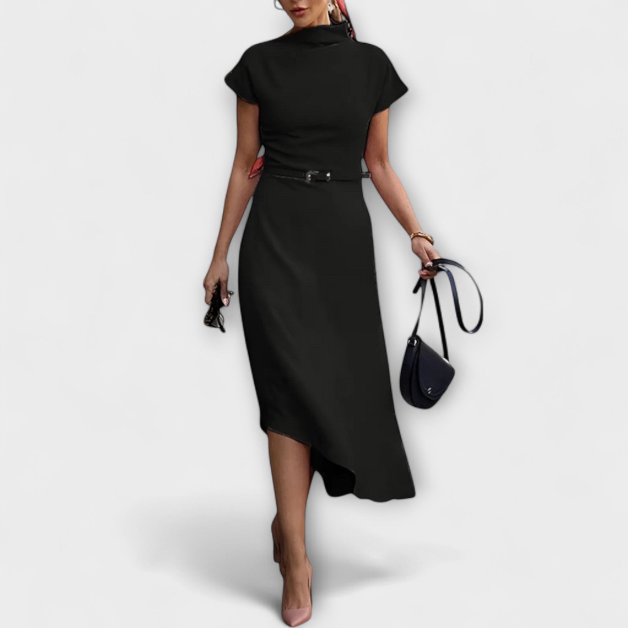 Amelia - Robe Urbaine Asymétrique