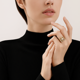 Bague Vintage en Or avec Zirconias