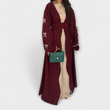 Jasmin - Duo de Cardigan et Robe Chic avec Détails en Noeud