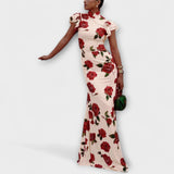 Luna - Robe maxi avec imprimé floral
