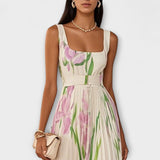 Pénélope - Robe maxi en chiffon